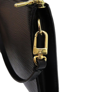 美品 ルイ ヴィトン アクセソワール エピ AR0064 ポーチ 黒 ゴールド金具 エピレザー ノワール LV 0669 ポシェット【中古】LOUIS VUITTON