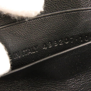 未使用 バレンシアガ 499207 レザー ブラック 長財布 黒 0679【中古】BALENCIAGA
