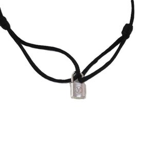 美品 ルイ ヴィトン ブラスレ ロックイット C09919 シルバー925 ブラック LV 0681 黒 ブレスレット【中古】LOUIS VUITTON