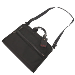 美品 トゥミ 2WAY ナイロン ブラック ビジネスバッグ 黒 0695【中古】TUMI
