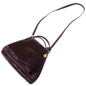 美品 グッチ ソーホー 2way 336751 525040 レザー パープル 0696 紫 トートバッグ【中古】GUCCI