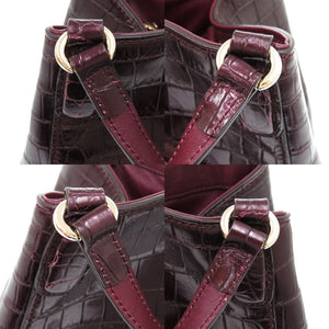 美品 グッチ ソーホー 2way 336751 525040 レザー パープル 0696 紫 トートバッグ【中古】GUCCI