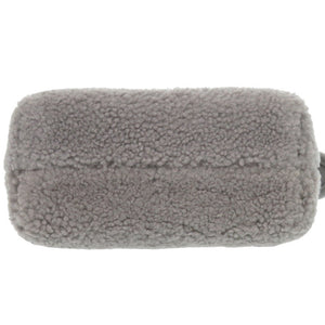 新品同様 フェンディ 2WAY 8BS067 ムートン グレー ハンドバッグ 0704【中古】FENDI