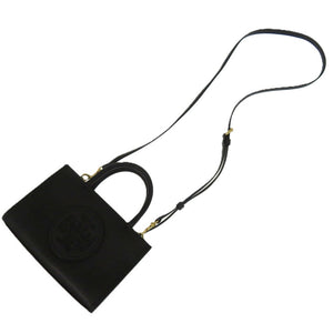 新品同様 トリーバーチ エラ BIO ミニ ELLA 2way レザー ブラック 0708 黒 ショルダーバッグ【中古】Tory Burch