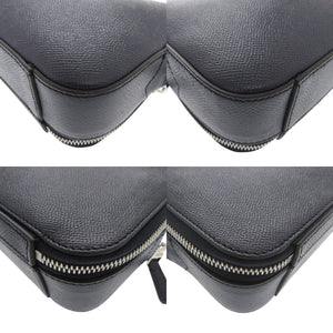 美品 ダンヒル レザー ネイビー セカンドバッグ クラッチバッグ 0710【中古】Dunhill メンズ