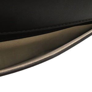 新品同様 パトゥ カーフ ブラック 0711 黒 ショルダーバッグ【中古】PATOU