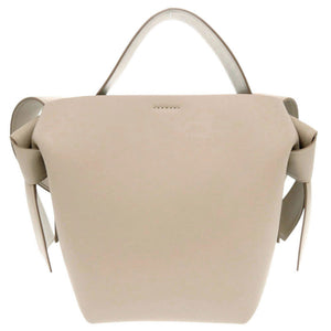 新品同様 アクネストゥディオズ MUSUBI レザー ベージュ 2WAY ハンドバッグ ショルダーバッグ 0712【中古】ACNE STUDIOS