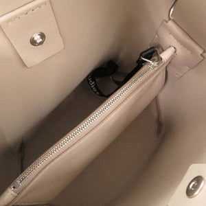 新品同様 アクネストゥディオズ MUSUBI レザー ベージュ 2WAY ハンドバッグ ショルダーバッグ 0712【中古】ACNE STUDIOS