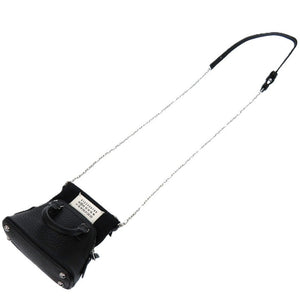 新品同様 メゾン マルジェラ 5AC BABY ICチップ レザー ブラック 0721 黒 ショルダーバッグ【中古】Maison Margiela