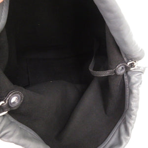 サンローランパリ テディバケット カーフ グレー 0734 ショルダーバッグ【中古】SAINT LAURENT PARIS