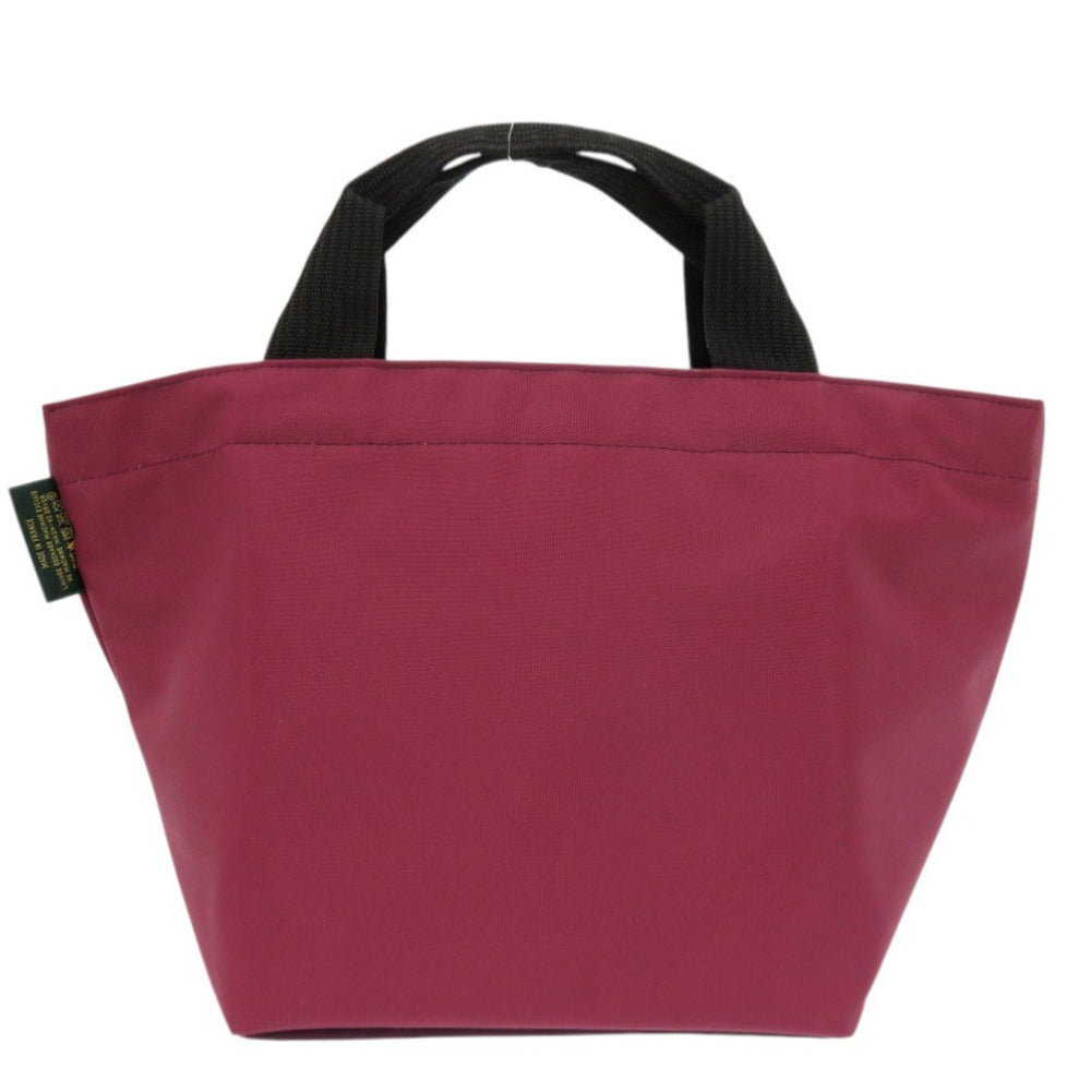 新品同様 エルベ シャプリエ 舟形トート M 1027N ナイロン グルナディン オベルジーヌ ハンドバッグ レッド 0744【中古】Herve Chapelier