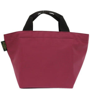 新品同様 エルベ シャプリエ 舟形トート M 1027N ナイロン グルナディン オベルジーヌ ハンドバッグ レッド 0744【中古】Herve Chapelier