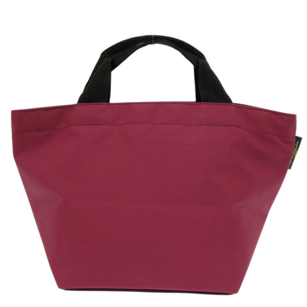 新品同様 エルベ シャプリエ 舟形トート M 1027N ナイロン グルナディン オベルジーヌ ハンドバッグ レッド 0744【中古】Herve Chapelier