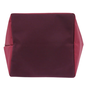 新品同様 エルベ シャプリエ 舟形トート M 1027N ナイロン グルナディン オベルジーヌ ハンドバッグ レッド 0744【中古】Herve Chapelier