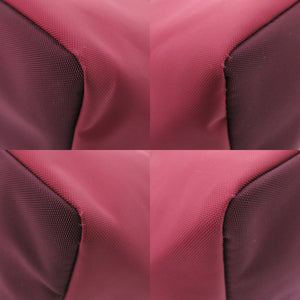 新品同様 エルベ シャプリエ 舟形トート M 1027N ナイロン グルナディン オベルジーヌ ハンドバッグ レッド 0744【中古】Herve Chapelier