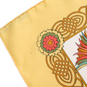 美品 エルメス カレ90 Decoupages 切り絵 シルク マルチカラー スカーフ 0750【中古】HERMES