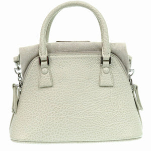 新品同様 メゾン マルジェラ 5AC マイクロ S56WG0081 レザー グレージュ 0762 ショルダーバッグ【中古】Maison Margiela