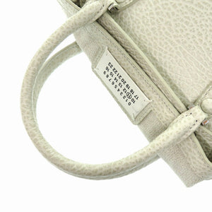 新品同様 メゾン マルジェラ 5AC マイクロ S56WG0081 レザー グレージュ 0762 ショルダーバッグ【中古】Maison Margiela