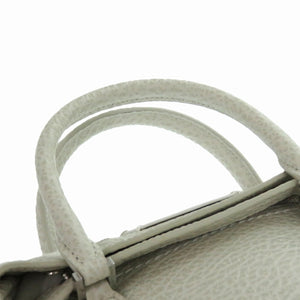 新品同様 メゾン マルジェラ 5AC マイクロ S56WG0081 レザー グレージュ 0762 ショルダーバッグ【中古】Maison Margiela