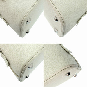 新品同様 メゾン マルジェラ 5AC マイクロ S56WG0081 レザー グレージュ 0762 ショルダーバッグ【中古】Maison Margiela