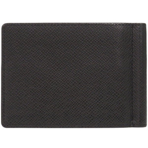 美品 ルイ ヴィトン ポルトフォイユ パンス M62978 タイガレザー ブラック マネークリップ カードケース 黒 LV 0779【中古】LOUIS VUITTON