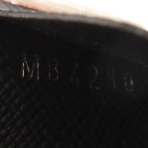 美品 ルイ ヴィトン ポルトフォイユ パンス M62978 タイガレザー ブラック マネークリップ カードケース 黒 LV 0779【中古】LOUIS VUITTON