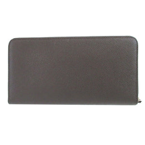 美品 ペッレモルビダ レザー グレー ラウンドファスナー長財布 財布 0780【中古】PELLE MORBIDA