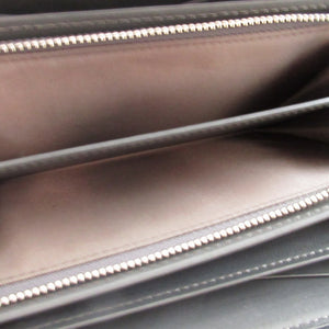 美品 ペッレモルビダ レザー グレー ラウンドファスナー長財布 財布 0780【中古】PELLE MORBIDA