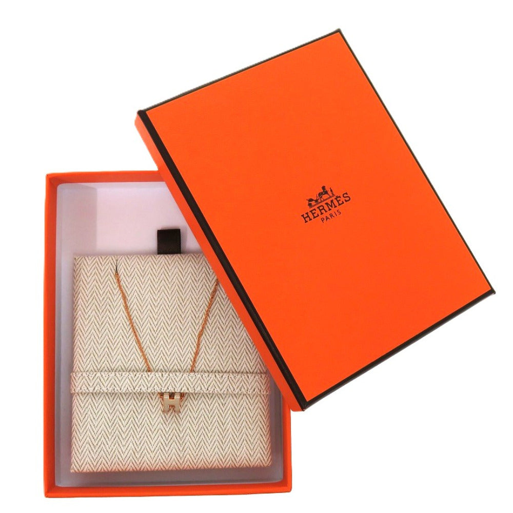 未使用 エルメス ミニ ポップアッシュ ポップH ブラウン ゴールド金具 ネックレス 茶 0782 【中古】 HERMES