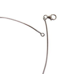 美品 エルメス ワイヤー ポップアッシュ H メタル オレンジ シルバー金具 ネックレス 0784【中古】HERMES