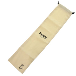 新品同様 フェンディ カーリト カール ラガーフェルド 7C0258 レザー ブラック 0790 黒 ショルダーストラップ【中古】FENDI