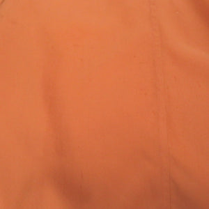 エルメス スカーフ付 Vネック ブラウス シルク オレンジ 0792【中古】HERMES