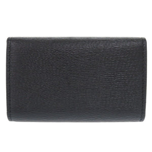 未使用品 ブルガリ セルペンティ スカリエ マン レザー ブラック キーケース 黒 0799【中古】BVLGARI メンズ