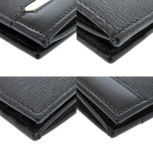 未使用 ブルガリ セルペンティ 282852 レザー ブラック 長財布 黒 0801【中古】BVLGARI