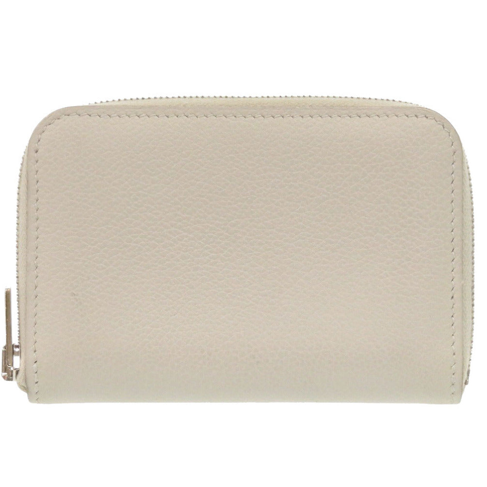 美品 エルメス ジップアンゴー エバーカラー グリペール シルバー金具 U刻印(2022年製) カードケース 0806【中古】HERMES