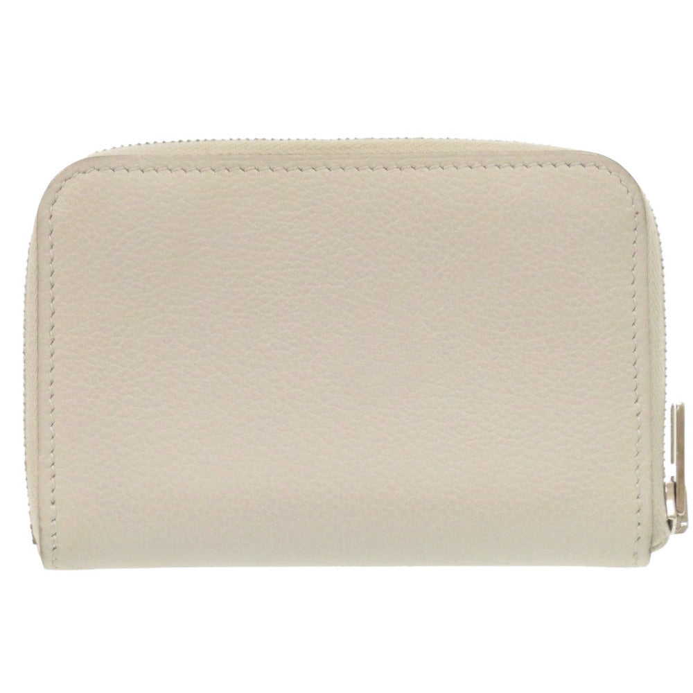 美品 エルメス ジップアンゴー エバーカラー グリペール シルバー金具 U刻印(2022年製) カードケース 0806【中古】HERMES