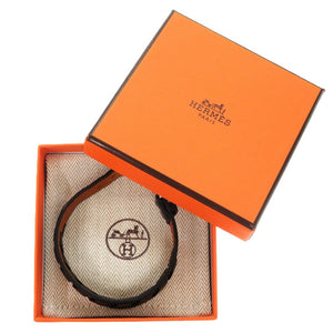 美品 エルメス  エトリヴィエール ダービー レザー  ヴェール マキ U刻印 0809 ブレスレット【中古】HERMES