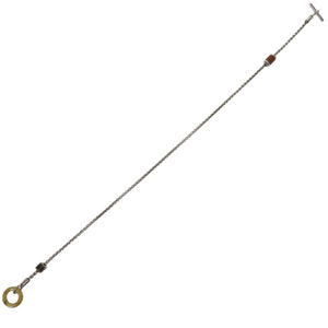 美品 エルメス メリ メロ メタル バッファローホーン シルバー 灰 ネックレス 0812【中古】HERMES