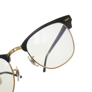 レイバン CLUBMASTER クラブマスター RB3016 プラスチック ブラック ゴールド サングラス メガネ 0824【中古】Ray-Ban