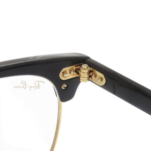 レイバン CLUBMASTER クラブマスター RB3016 プラスチック ブラック ゴールド サングラス メガネ 0824【中古】Ray-Ban