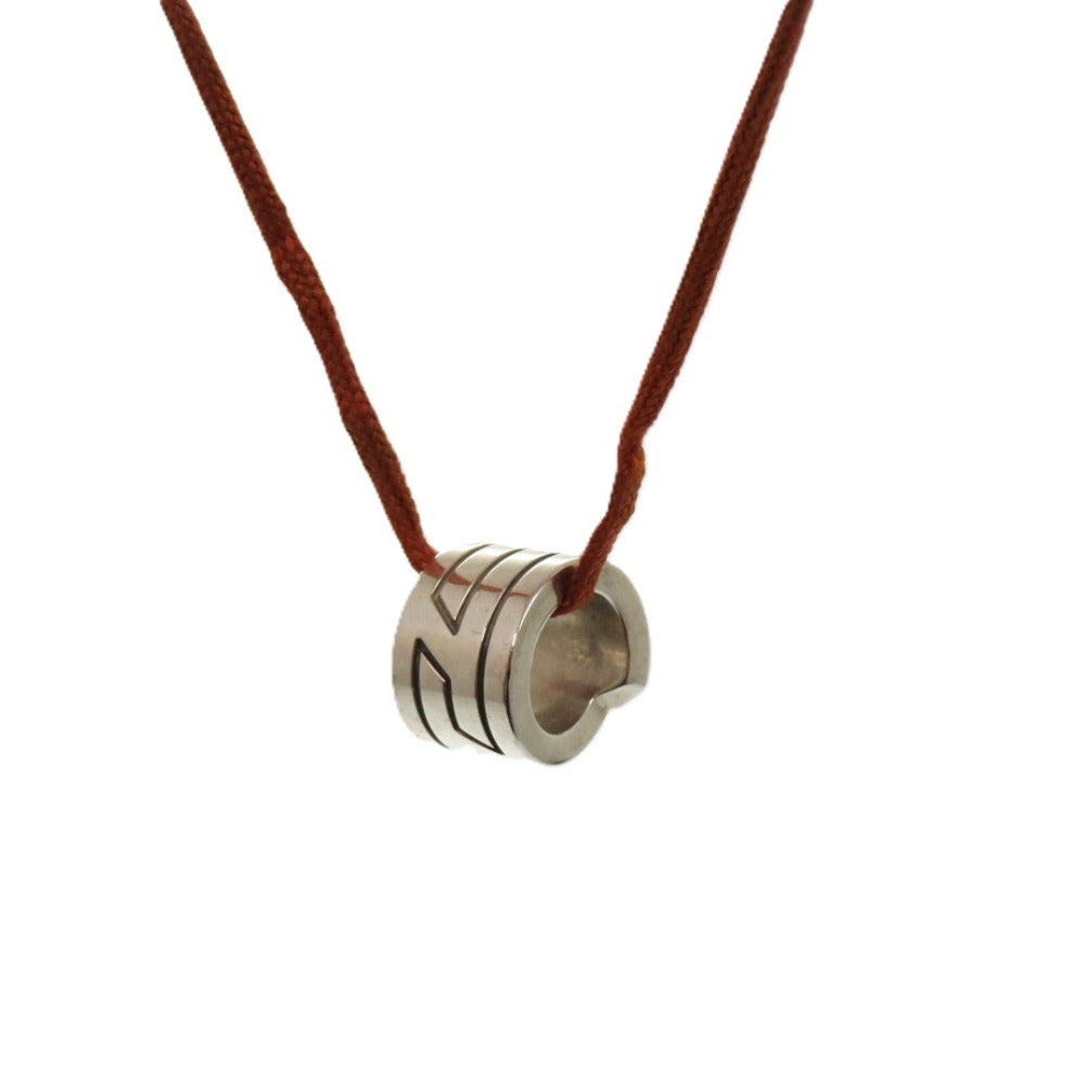 エルメス ムーブアッシュネックレス イタリーク シルバー925 オレンジ 0830 チョーカー【中古】HERMES