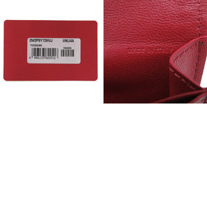 新品同様 ヴァレンティノ ガラヴァーニ トワル イコノグラフ 2W2P0Y72HUJ レザー レッド カードケース 赤 0840【中古】Valentino Garavani