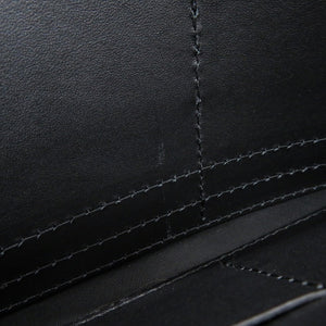 美品 ザ ラスト アート プロジェクト マットクロコ ブラック 長財布 黒 0841【中古】THE LAST ART PROJECT メンズ