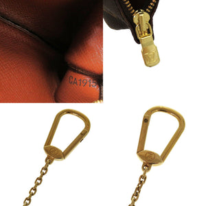 美品 ルイ ヴィトン ポシェットクレ モノグラム M62650 モノグラムキャンバス ブラウン LV 0843 コインケース【中古】LOUIS VUITTON