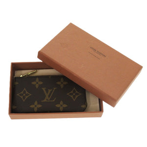 美品 ルイ ヴィトン ポシェットクレ モノグラム M62650 モノグラムキャンバス ブラウン LV 0843 コインケース【中古】LOUIS VUITTON