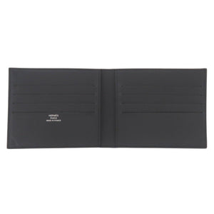 美品 エルメス シチズンツイル コンパクト ヴォースイフト ネイビー B刻印(2023年製) 札入れ 二つ折り札入れ 0851【中古】HERMES メンズ