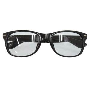美品 レイバン NEW WAYFARER CLASSIC RB2132-F プラスチック ブラック サングラス 黒 0865【中古】Ray-Ban