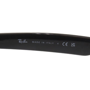 美品 レイバン NEW WAYFARER CLASSIC RB2132-F プラスチック ブラック サングラス 黒 0865【中古】Ray-Ban
