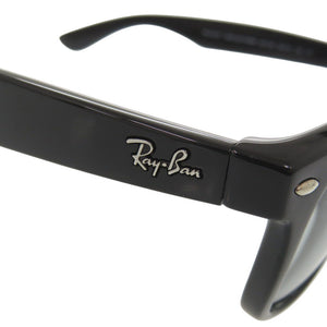 美品 レイバン NEW WAYFARER CLASSIC RB2132-F プラスチック ブラック サングラス 黒 0865【中古】Ray-Ban
