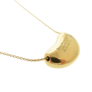 美品 ティファニー ビーン K18YG 750YG イエローゴールド ネックレス ジュエリー 0882【中古】TIFFANY&Co.